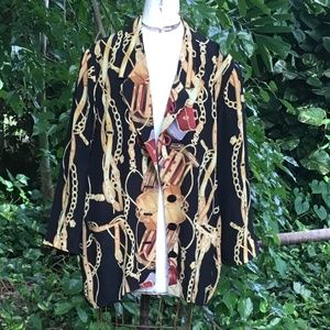 Vintage silk boyfriend Jacket 90s